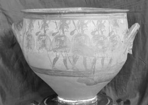 Krater aus Mykene, sog. Kriegervase