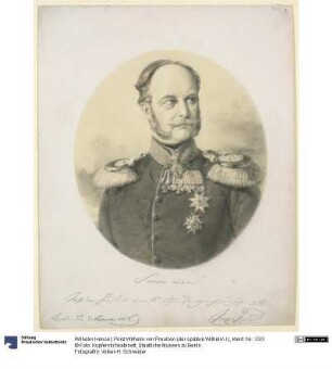 Prinz Wilhelm von Preußen (der spätere Wilhelm I.)