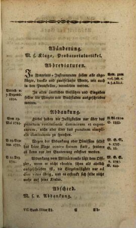 Repertorium der Staats-Verwaltung des Königreichs Baiern, 7. Gerichts-Ordnung