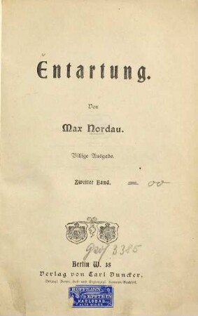 Entartung, 2