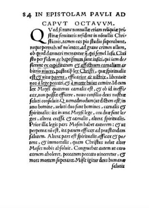 Capvt Octavvm.