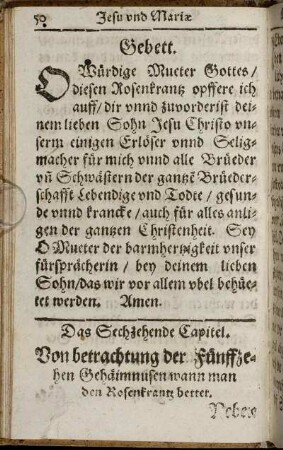 Das Sechzehende Capitel [ - ] Das Sibenzehend Capitel.
