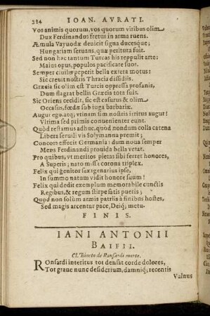 Jani Antonii Baifii.