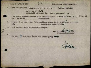 Siegler, Gottfried
