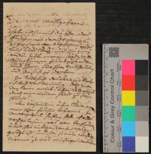 Brief von Aloys Ludwig Hirt an Unbekannt vom 5.8.1822