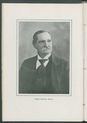 Tomás Estrada Palma. [Retrato] : [Grabado de Sackett & Wilhelm]