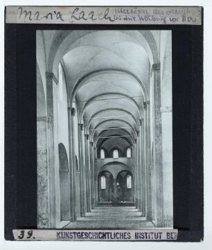 Maria Laach, Abteikirche : Innenansicht, Blick nach W