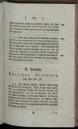 II. Periode. Philipps Zeitalter.