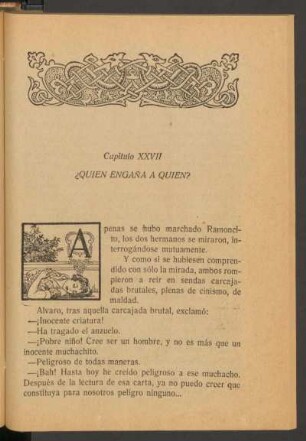 Capítulo XXVII - ¿Quién engaña a quién?