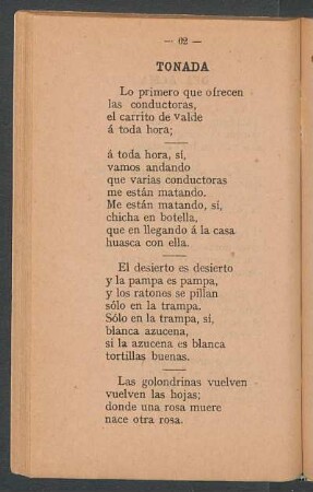Tonada