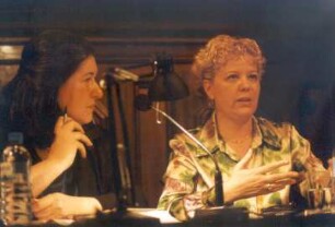 Judith Katzir (Israel), Schriftstellerin; Ellen Presser, Publizistin : Judith Katzir (geb. 1963; Schriftstellerin) und Ellen Presser (geb. 1954; Journalistin)