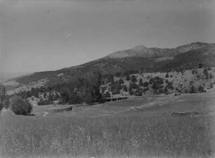 Gebäude des Dorfes Kestel : Blick auf Gebäude des Dorfes Kestel. Im Hintergrund ein Berg.