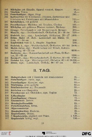 II. Tag (Nr. 301-590)