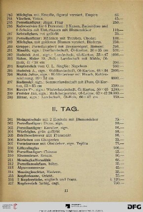 II. Tag (Nr. 301-590)