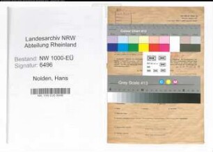 Entnazifizierung Hans Nolden, geb. 19.10.1904 (Ingenieur)