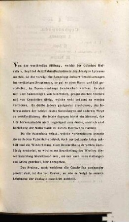 Die v.-Seyfried'sche-Conchylien-Sammlung und die Windungsgesetze von einigen Planorben
