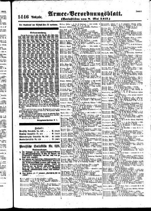 1446.Ausgabe. Dienstag, 8. Mai 1917