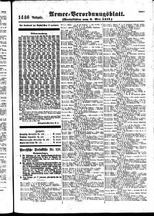 1446.Ausgabe. Dienstag, 8. Mai 1917