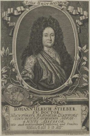 Bildnis des Iohann Ulrich Stieber