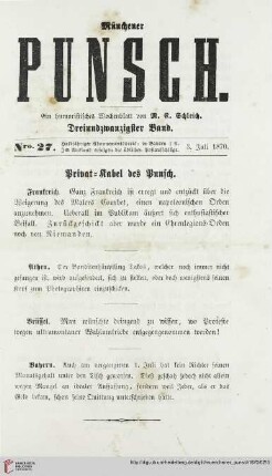 Nro. 27 (3. Juli 1870)
