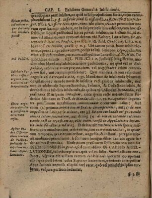 Disputatio Inauguralis Juridica De Inhibitione Judiciali In Causis Appellationum Vulgo von Obergerichtlichen Verboth in Appellations-Sachen