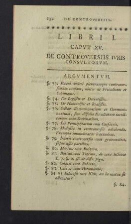Caput XV.