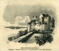 Schloss Meersburg am Bodensee, Wohnsitz der Dichterin Annette von Droste-Hülshoff in ihrer letzten Lebenszeit