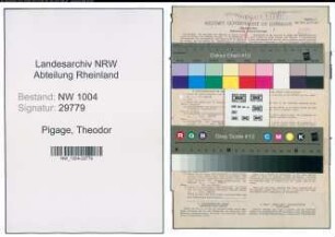 Entnazifizierung Theodor Von Pigage , geb. 15.05.1903 (Arbeiter)