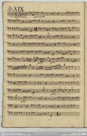 19. Anonymus, Contredanses, G-Dur