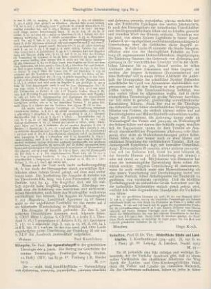 268-269 [Rezension] Schultze, Victor, Altchristliche Städte und Landschaften. I. Konstantinopel (324 - 450)