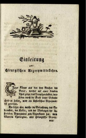 Einleitung zur chirurgischen Arzneymittellehre.