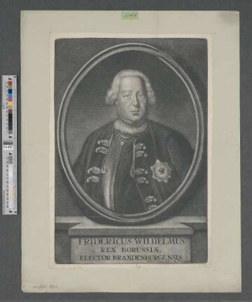 Fridericus Wilhelmus : Rex Borussiæ, Elector Brandenburgensis