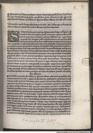 Martini de Viana ... Oratio de Christi Xp̃i ad celos ascensione : habita coram Alex. VI. pont. max. ... MCCCCXCIIII