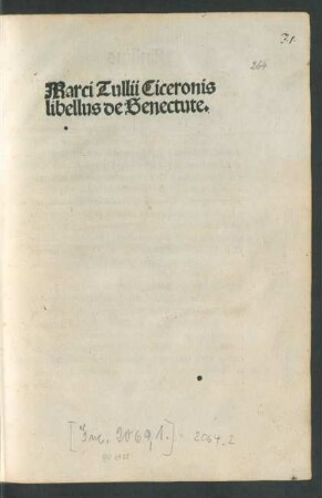 Cato maior de senectute