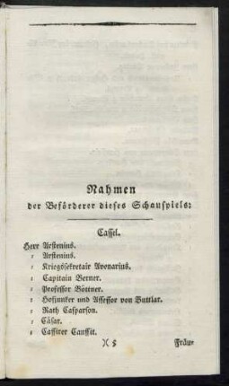 Nahmen der Beförderer dieses Schauspiels
