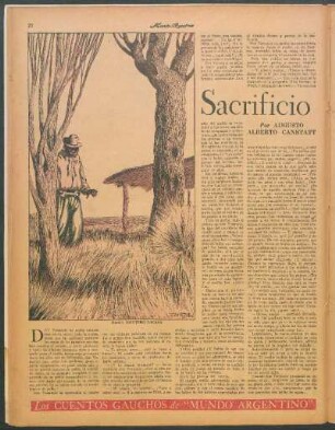 Sacrificio : Los cuentos gauchos de "Mundo Argentino"