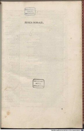 De moribus : mit fingiertem Briefwechsel zwischen Seneca und Paulus. Mit Vita Senecae
