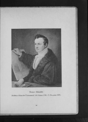 Architect Alexis de Chateauneuf (18. Feburar 1799 - 31. Dezember 1853)