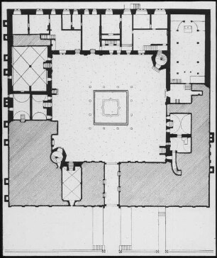 Bevern, Schloss Bevern, Grundriss Erdgeschoss