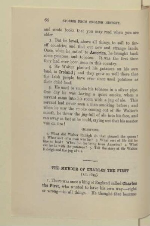 The murder of Charles the first