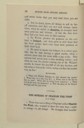 The murder of Charles the first