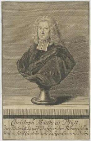 Bildnis des Christoph Mattheus Pfaff