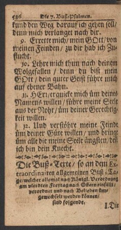 Die Buß-Texte/ so an dem Extraordinairen allgemeinen Buß-Tage ...