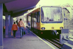 Stuttgart: Heslach: Bahnhof Marienplatz