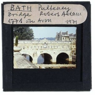Bath, Pulteney Bridge : Nordansicht