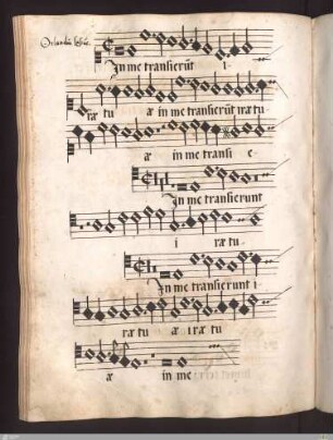 Orlandus Lassus : In me transierunt