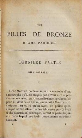Les Filles de bronze : drame Parisien, 5. Dieu dispose