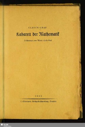 Kabarett der Mathematik