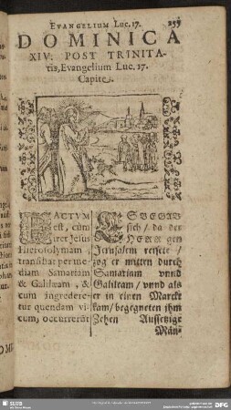Dominica XIV. Post Trinitatis, Evangelium Luc. 17. Capite