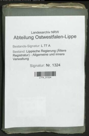 Auszahlung des lippischen Anteils an der Grund-, Personal-, Mobiliar- und Patentsteuer aus Lippstadt, Bd. 1